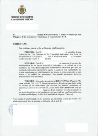 Buenas! Tengo licencia F y mi arma en la galeria de tiro guardada, mi duda es, aun no tengo armero por 110