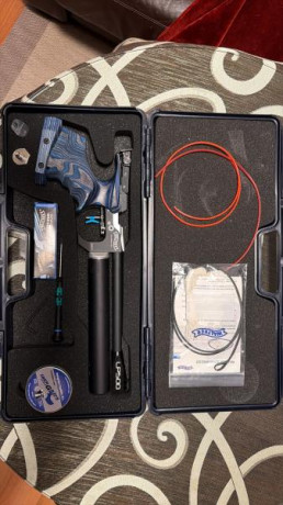 Buenas por dejar la actividad deportiva, un compañero del club vende esta Walther lp500, 4,5mm, no habrá 00