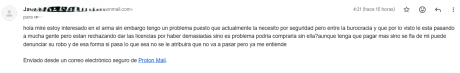 Buenas tardes compañeros, ayer por la tarde puse un anuncio para la venta de un arma.

https://www.armas.es/foros/viewtopic.php?f=96&t=1181144

y 00