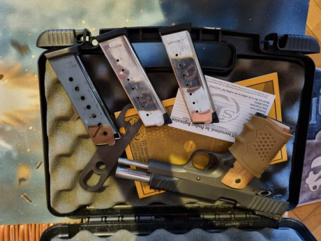 Se vende pistola STI Spartan calibre 45 ACP

Estado impecable
Único propietario
Disparadas  entorno a 02