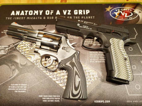A la venta, un juego de cachas  VZ GRIPS  de G10. 

 Estas cachas están recién llegadas de la factoría 02