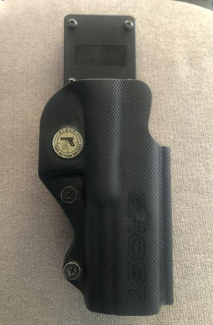 Hola
Vendo los siguientes accesorios para Glock:
- Conjunto de gatillo Zev Fulcrum , regulable de aluminio. 12