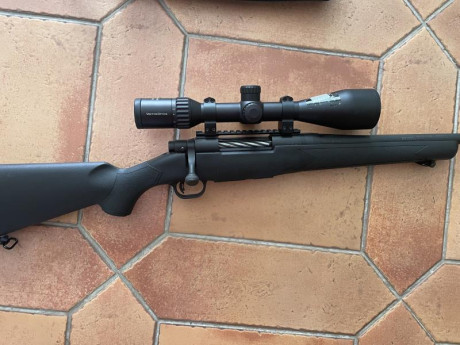 Buenas a todos.

Se cede Mossberg Patriot, comprado a finales del 2023
El rifle está en reestreno muy 00