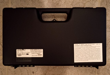 Vendo una Zoraki HP-01 Ultra 4,5 mm más un cañón extra corto y set de juntas originales de recambio.
Compré 01