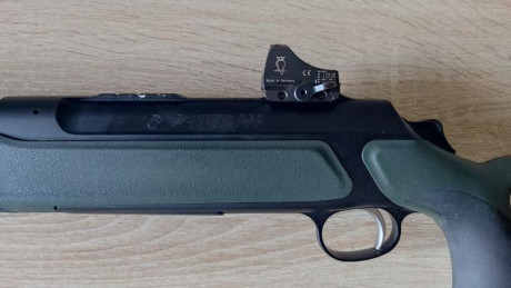 -Sauer S303 Synchro XT 300WM
-Carrillera regulable,culata con Thumbhole
-Punto rojo Docter sight III regulacion 00