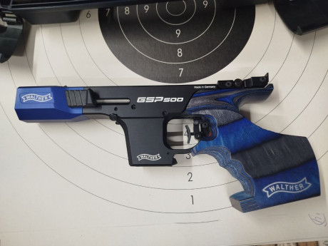 Vendo Walther GSP 500 22lr más kit 32SW, comprada nueva en marzo de este año (está en garantía), está 00