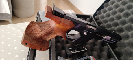 Lo dicho vendo mi pistola del 22LR es una TESRO TS22-2 de fabricacion alemana muy precisa con unos ajustes 21