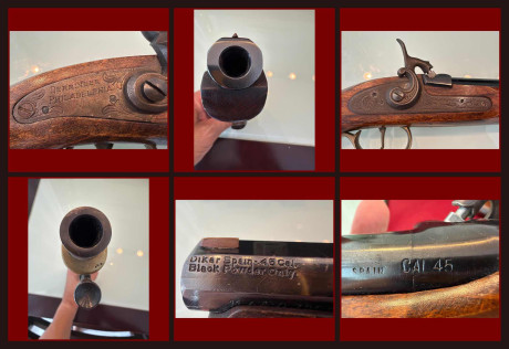 - PISTOLA DE AVANCARGA DIKAR, MODELO DERRINGER PHILADELFiA, CALIBRE 45.

- PISTOLA DE AVANCARGA DIKAR 01