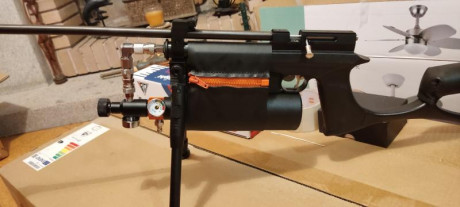 Hola buenas, he hecho una tuerca para adaptar los sistemas de conversión de co2 a PCP/HPA para esta carabina. 12