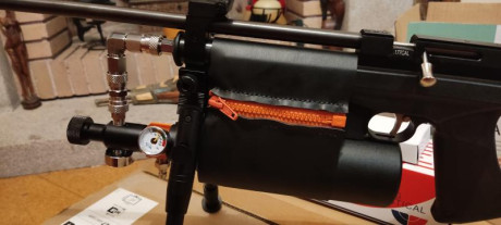 Hola buenas, he hecho una tuerca para adaptar los sistemas de conversión de co2 a PCP/HPA para esta carabina. 11