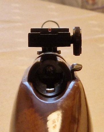 Vendo carabina Monotiro Anschütz 1361 22LR.
Miras abiertas tipo aire GAMO.
Buen estado mecánico, con algunas 12