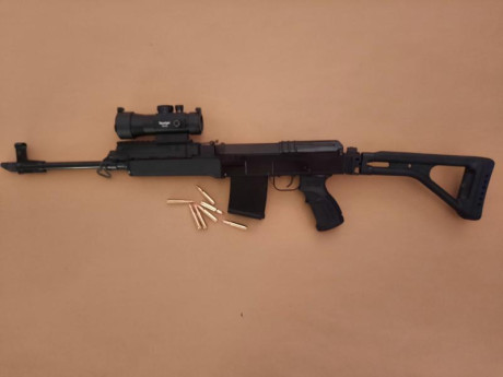 Por empezar otro proyecto ajeno al tiro, vendo rifle VZ58 semiautomático calibre .222 en perfecto estado 00