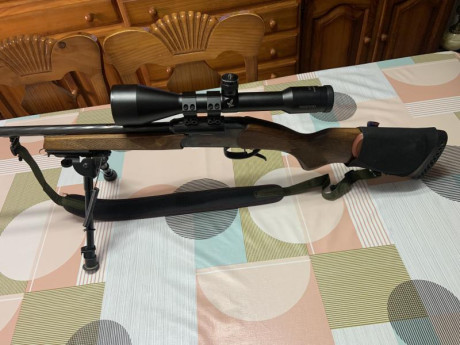 Vendo monotiro remington baikal calibre 243 con monturas y visor swaroski 8x56 con retícula iluminada.
Precio: 02