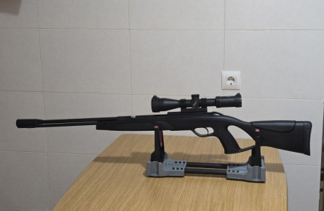 Hola buenas 
Vendo Gamo cfr 5.5, está impoluta. Tiene cambiado su mayor defecto el gatillo, por uno multiregulable 00