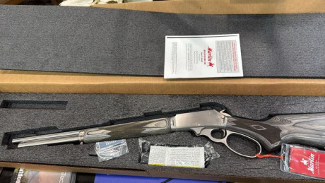 Pongo en venta mi marlin 1895 sbl en calibre 45-70 está como nuevo tiene 10 tiros contados. Comprado en 01