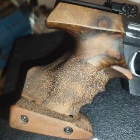 Cacha Walther GSP (Talla S)
Se vende cacha para pistola de competición Walther GSP.
Talla: S (Pequeña).
Estado: 10