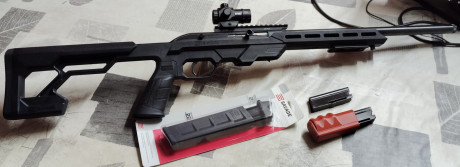 Por cambios de proyectos, voy a vender esta carabina del 22Lr, la carabina va muy fina y es precisa, pero 01