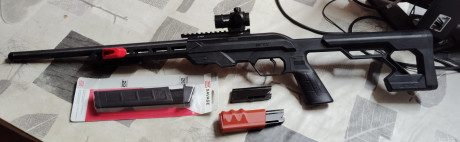 Por cambios de proyectos, voy a vender esta carabina del 22Lr, la carabina va muy fina y es precisa, pero 00