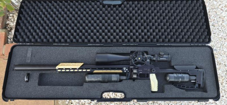 Hola, vendo esta maravillosa carabina en perfecto estado y muy poco uso. Ajustada para 50 mm. Extremadamente 00