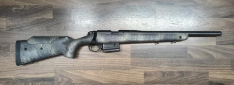 Vendo acción trainer de Bergara del calibre 22LR montada en una culata Bergara Wildernes con carrillera 00
