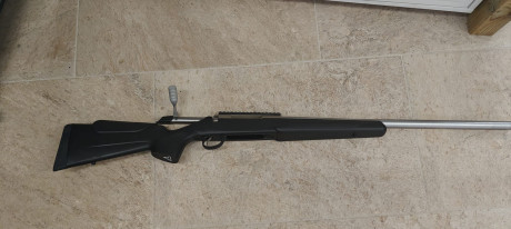 Vendo Tikka T3x Stainles Steel en calibre 300 wsm. Está impoluto, nuevo. Tiene menos de 10 disparos. 1400€. 01