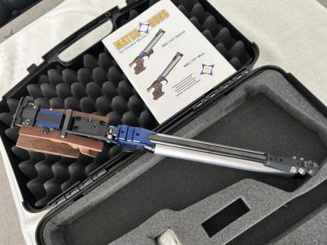 Vendo pistola pcp de competición Match Guns MGH1 mecanica, por cambio de disciplina. Comprada nueva en 01