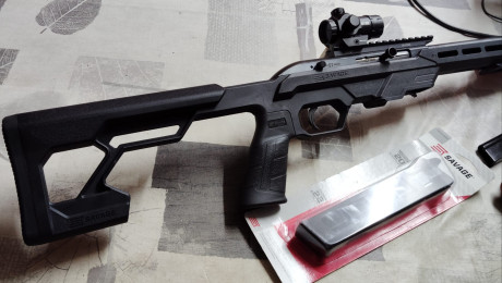 Por cambios de proyectos, voy a vender esta carabina del 22Lr, la carabina va muy fina y es precisa, pero 70