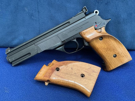 Se vende pistola del .22 LR Astra TS22 en buen estado estético y funcional .
Con cachas de diestro y otras 11