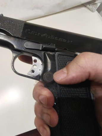 Muy a mi pesar pongo en venta mi pistola Para Ornace P16 40,arma bien cuidada con cañón pesado bull barrel, 01