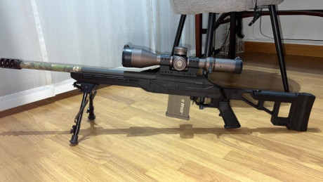 Vendo Tikka Tactical ( cañón TRG 22 ) en calibre 308 ñ, cañón de 51 cm pesado, con chasis y 2 cargadores 00