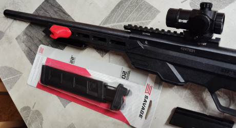 Por cambios de proyectos, voy a vender esta carabina del 22Lr, la carabina va muy fina y es precisa, pero 100