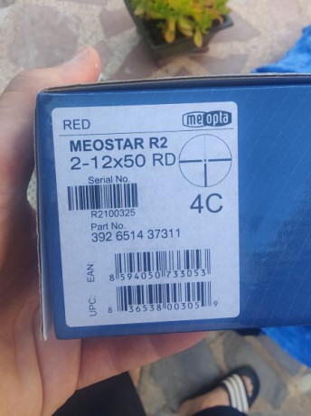 Visor Meopta Meostar R2 2-12x50 en perfecto estado solo usado 2 días. Retícula iluminada. Posiblemente 10
