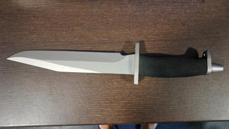 Antiguo cuchillo de Gerber bmf modelo liso con brujula silva y piedra de afila.
Nuevo a estrenar
380 euroa 02