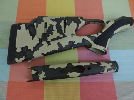 Vendo culata Bergara BA13 thumbhole impecable. Se ha hecho la hidroimpresion Kuiu Vias y ni se ha llegado 01
