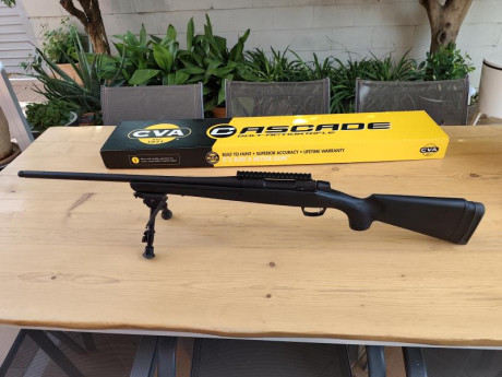 Vendo rifle 6.5 creedmoor de la marca cva cascade.
Es un rifle ligero, muy fácil de transportar y suave 02