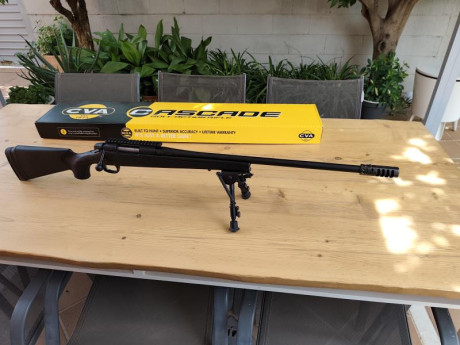 Vendo rifle 6.5 creedmoor de la marca cva cascade.
Es un rifle ligero, muy fácil de transportar y suave 10