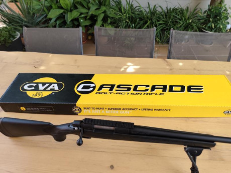 Vendo rifle 6.5 creedmoor de la marca cva cascade.
Es un rifle ligero, muy fácil de transportar y suave 22