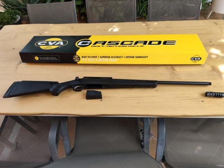 Vendo rifle 6.5 creedmoor de la marca cva cascade.
Es un rifle ligero, muy fácil de transportar y suave 21