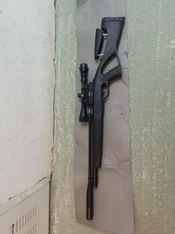 Un saludo a todos los foreros.
Un conocido me ha traído una Gamo Coyote de 5, 5 mm. Lleva montado un visor 02