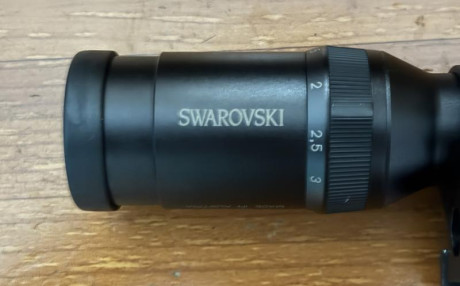 Se ofrece un visor Swarovski Habich 1,25-4x24 tubo de 30mm como nuevo, sin marcas, utilizado en carabina 02