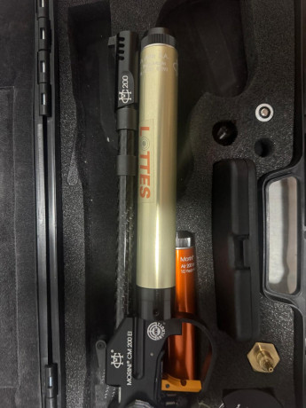 vendo por no usar mi pistola Morini cm200e1 ,tiene gatillo lottes y empuñadura sin retocar de rink talla 00