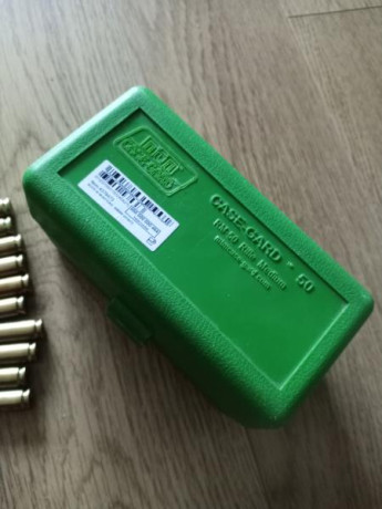 Vendo Caja MTM para 50 cartuchos del 308 y compatibles + 90 vainas variadas de 308w, desempistonadas y 01