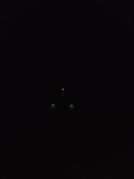 vendo Alza y punto de mira Glock tritium para Glock fabricadas en acero equipadas con un pequeño elemento 01