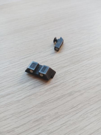 vendo Alza y punto de mira Glock tritium para Glock fabricadas en acero equipadas con un pequeño elemento 00
