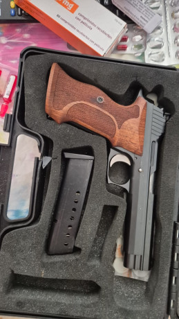 SIG SAUER P210 ,practicamete  nueva 1800€
PARDINI SP 22 y 32 con muy pocos tiros 2200€
Las vendo por una 01