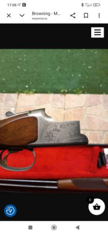 Hola cambiaria escopeta superpuesta browning gts Sporting cañones de 71 con chokes invector plus, culata 01