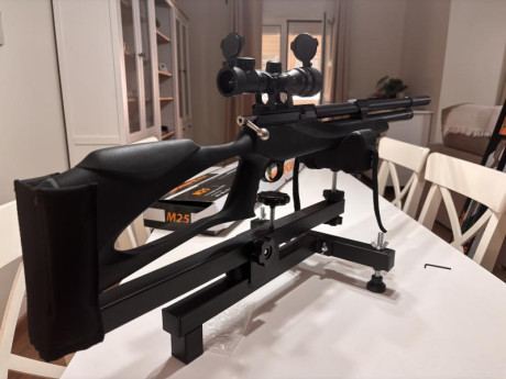 Buenas!

Se vende carabina Snowpeak M25 calibre 6,35 completamente nueva, se compró en junio de 2026, 11