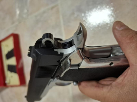 Vendo pistola LLAMA MAX II, en calibre 9x19 (9pb), distancia entre miras 160 mm,  con 2 cargadores con 12