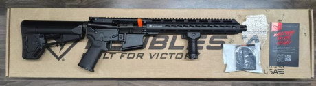 Vendo rifle AR15 made in usa, de la marca Double Star, del calibre 300 Blackout, NUEVO a ESTRENAR!   
Cañón 01