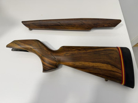Hola!
Vendo culata y guardamanos AWS sintéticos para Merkel helix.
Tiene Hidroimpresion madera y cantonera 00